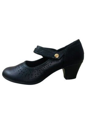 Refresh Black Mary Jane Heels
